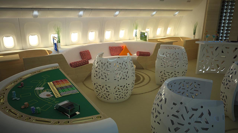 Illustration for article titled Sex 'n Spas: The Future (And Not So Future) of In-Flight Entertainment